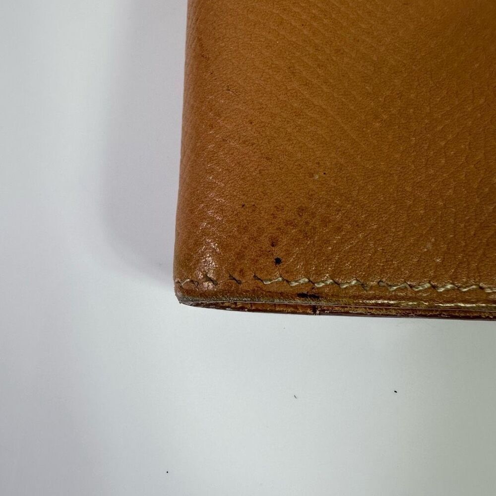 Hermes Tan Leather Notebook Agenda Cover Holder - Picture 6 of 16